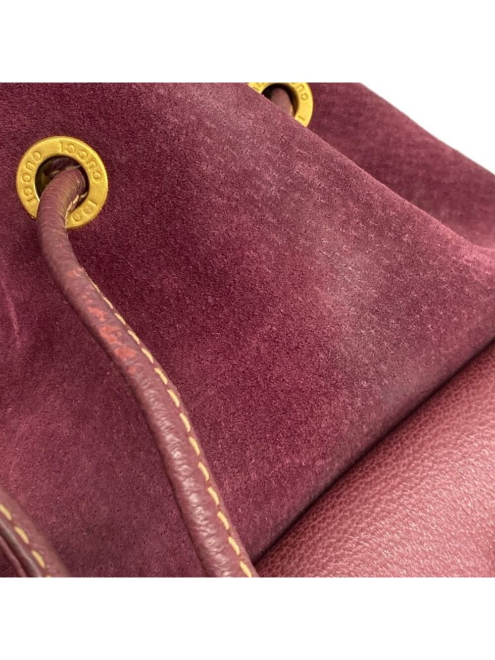 Gucci Backpack Bamboo Purple Leather - Picture 14 of 14